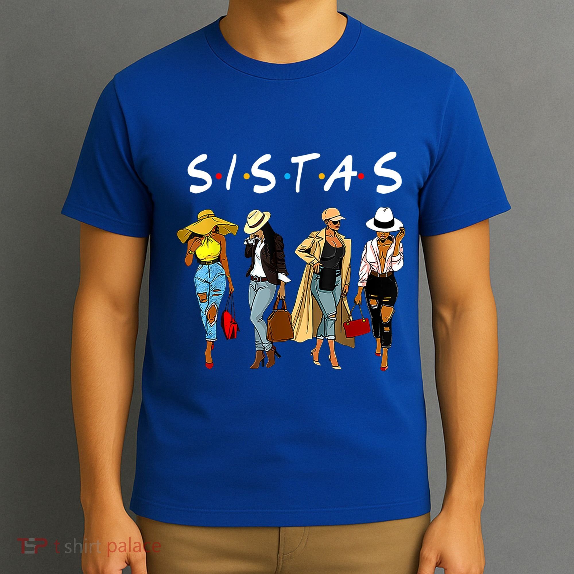 Proud Black Sistas Queen Melanin Afro African American Great Gift T-Shirt