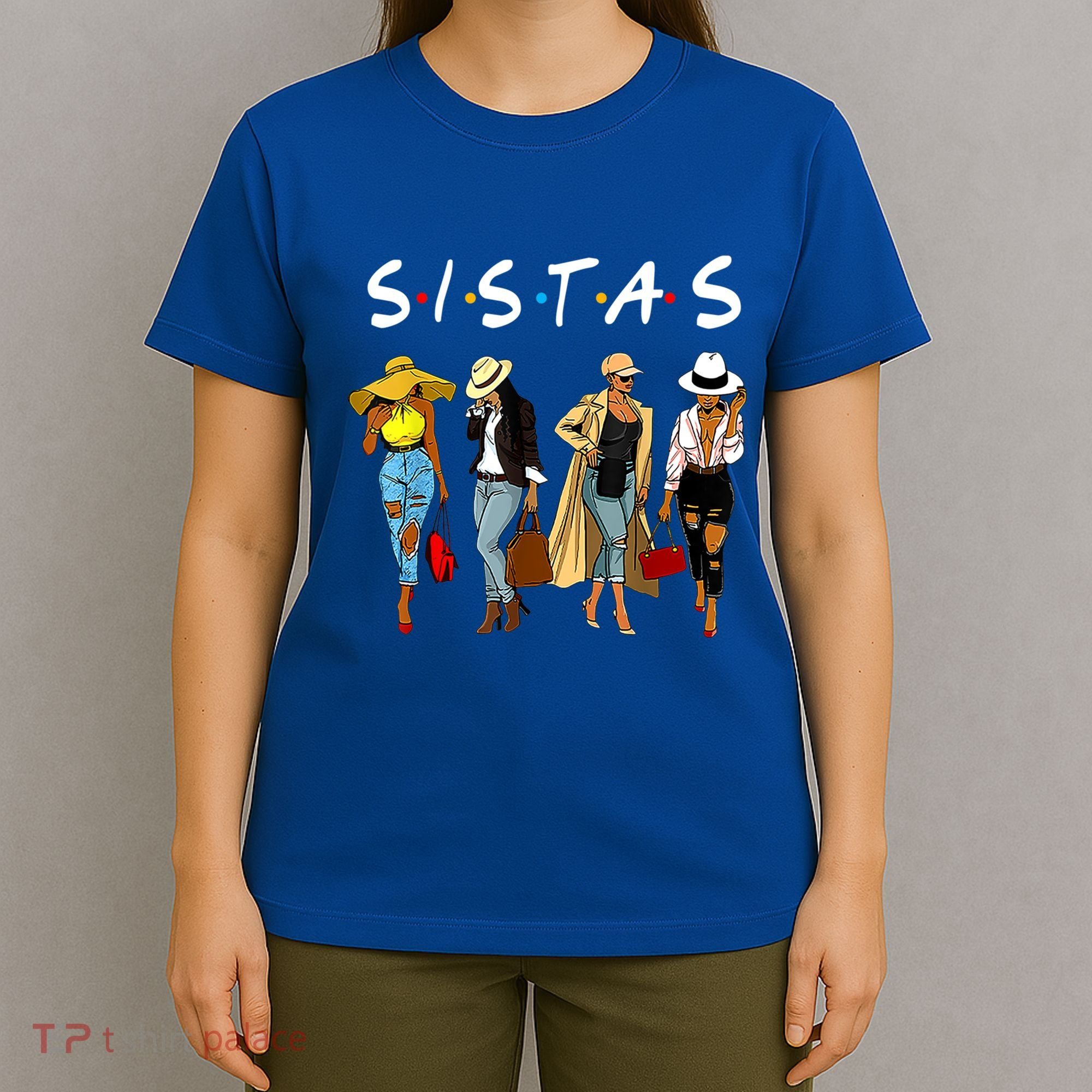 Proud Black Sistas Queen Melanin Afro African American Great Gift T-Shirt
