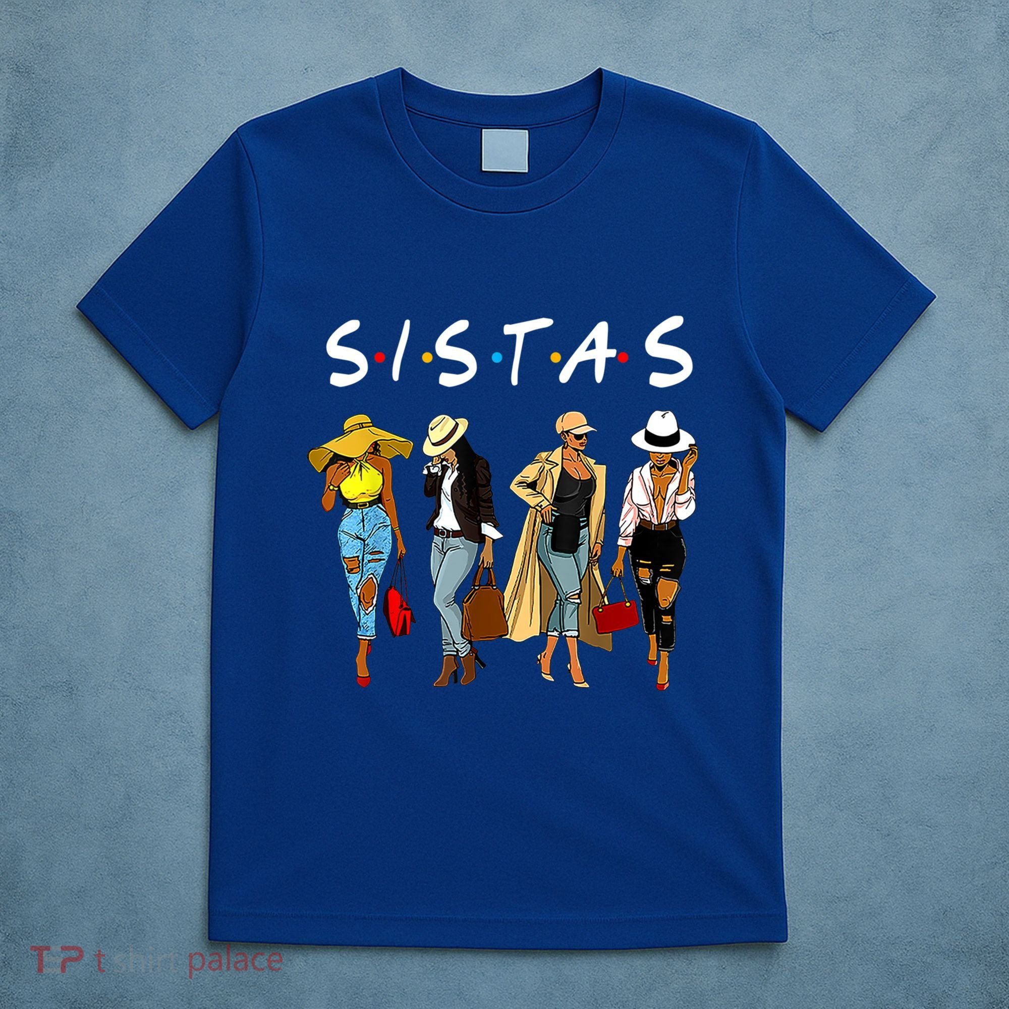 Proud Black Sistas Queen Melanin Afro African American Great Gift T-Shirt