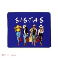 Proud Black Sistas Queen Melanin Afro African American Great Gift Mousepad thumb 0