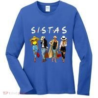 Proud Black Sistas Queen Melanin Afro African American Great Gift Women's Long Sleeve Shirt thumb 0