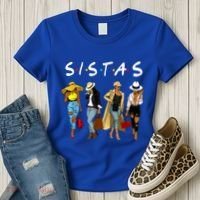 Proud Black Sistas Queen Melanin Afro African American Great Gift Women's T-Shirt thumb 3