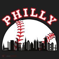 Philly Baseball Shirt Philadelphia Baseball PA Cityscape Skyline Women's Sweatshirt thumb 2