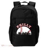 Philly Baseball Shirt Philadelphia Baseball PA Cityscape Skyline Backpack thumb 0