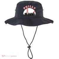 Philly Baseball Shirt Philadelphia Baseball PA Cityscape Skyline Bucket Hat thumb 0