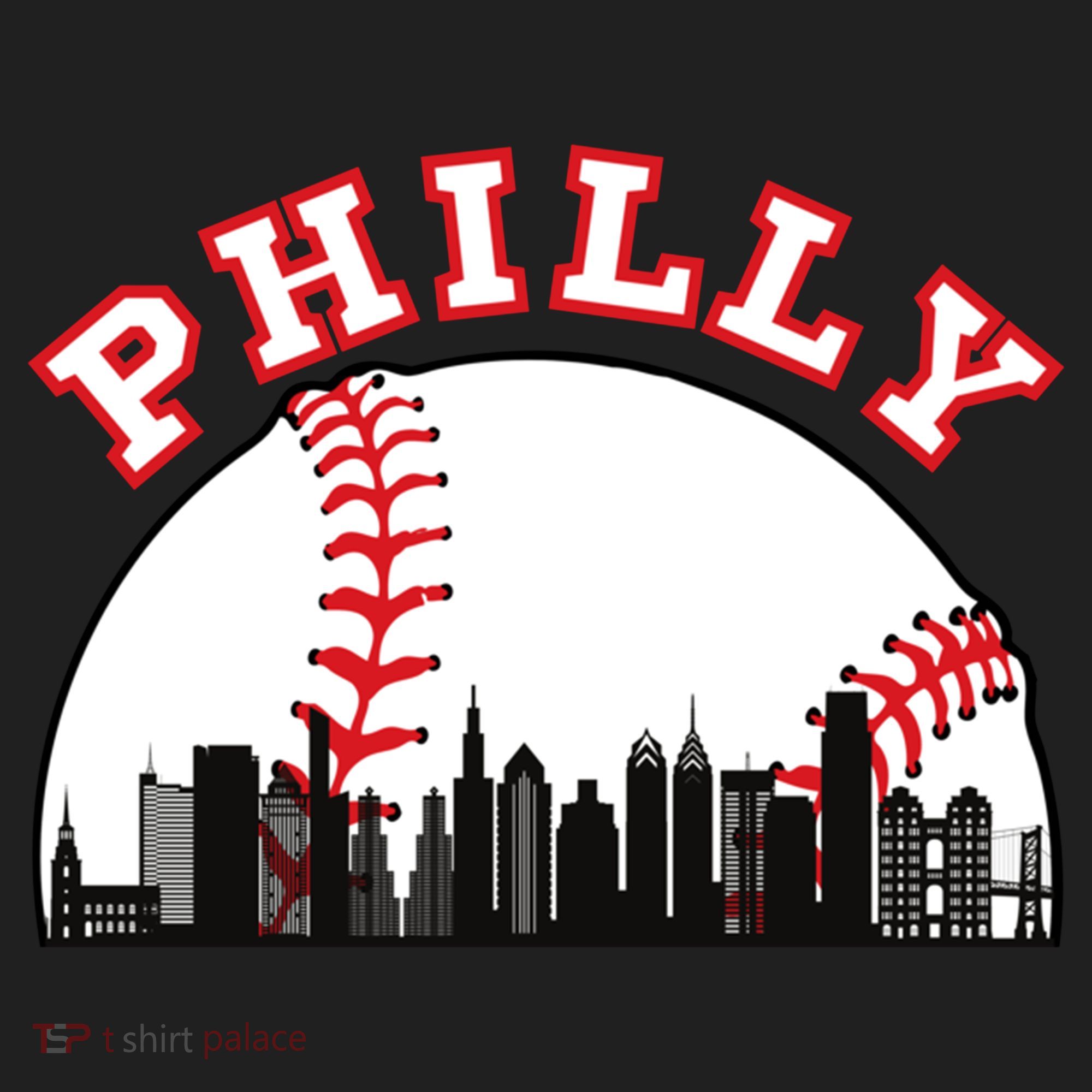 Philly Baseball Shirt Philadelphia Baseball PA Cityscape Skyline Beanie