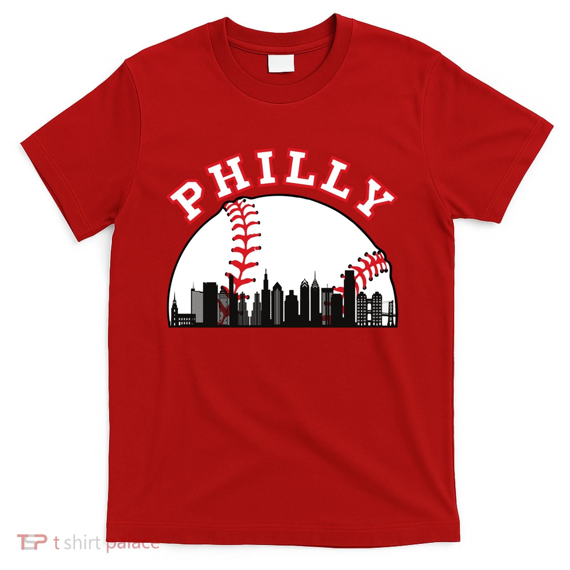 Philly Baseball Shirt Philadelphia Baseball PA Cityscape Skyline T-Shirt