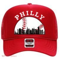 Philly Baseball Shirt Philadelphia Baseball PA Cityscape Skyline Hat thumb 0