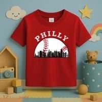 Philly Baseball Shirt Philadelphia Baseball PA Cityscape Skyline Toddler T-Shirt thumb 3