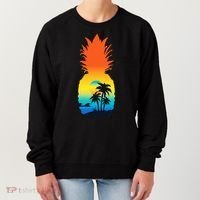 Pineapple Summer Sunset Beach Women's Sweatshirt thumb 0