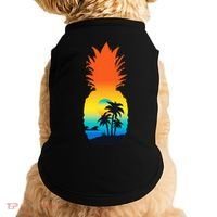 Pineapple Summer Sunset Beach Doggie Tank thumb 0