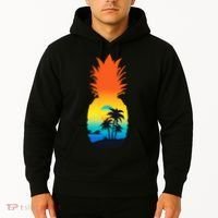 Pineapple Summer Sunset Beach Hoodie thumb 2