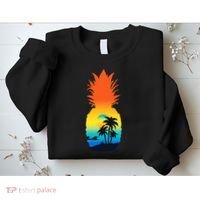 Pineapple Summer Sunset Beach Sweatshirt thumb 2