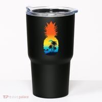 Pineapple Summer Sunset Beach Tumbler thumb 0