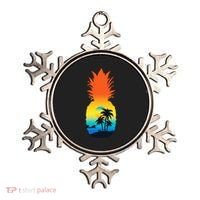 Pineapple Summer Sunset Beach Ornament thumb 0