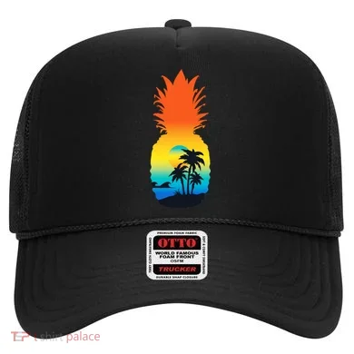 Pineapple Summer Sunset Beach Hat
