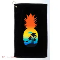 Pineapple Summer Sunset Beach Golf Towel thumb 0
