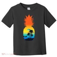 Pineapple Summer Sunset Beach Toddler T-Shirt thumb 0