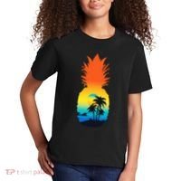 Pineapple Summer Sunset Beach Kids T-Shirt thumb 2