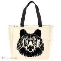 Papa Bear Sunglasses Father's Day Dad Grandpa Tote Bag thumb 0