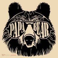 Papa Bear Sunglasses Father's Day Dad Grandpa Tote Bag thumb 4