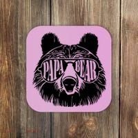 Papa Bear Sunglasses Father's Day Dad Grandpa Coaster thumb 0