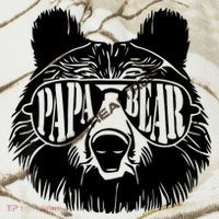 Papa Bear Sunglasses Father's Day Dad Grandpa Kati Licensed 12" Camo Cuffed Beanie thumb 2