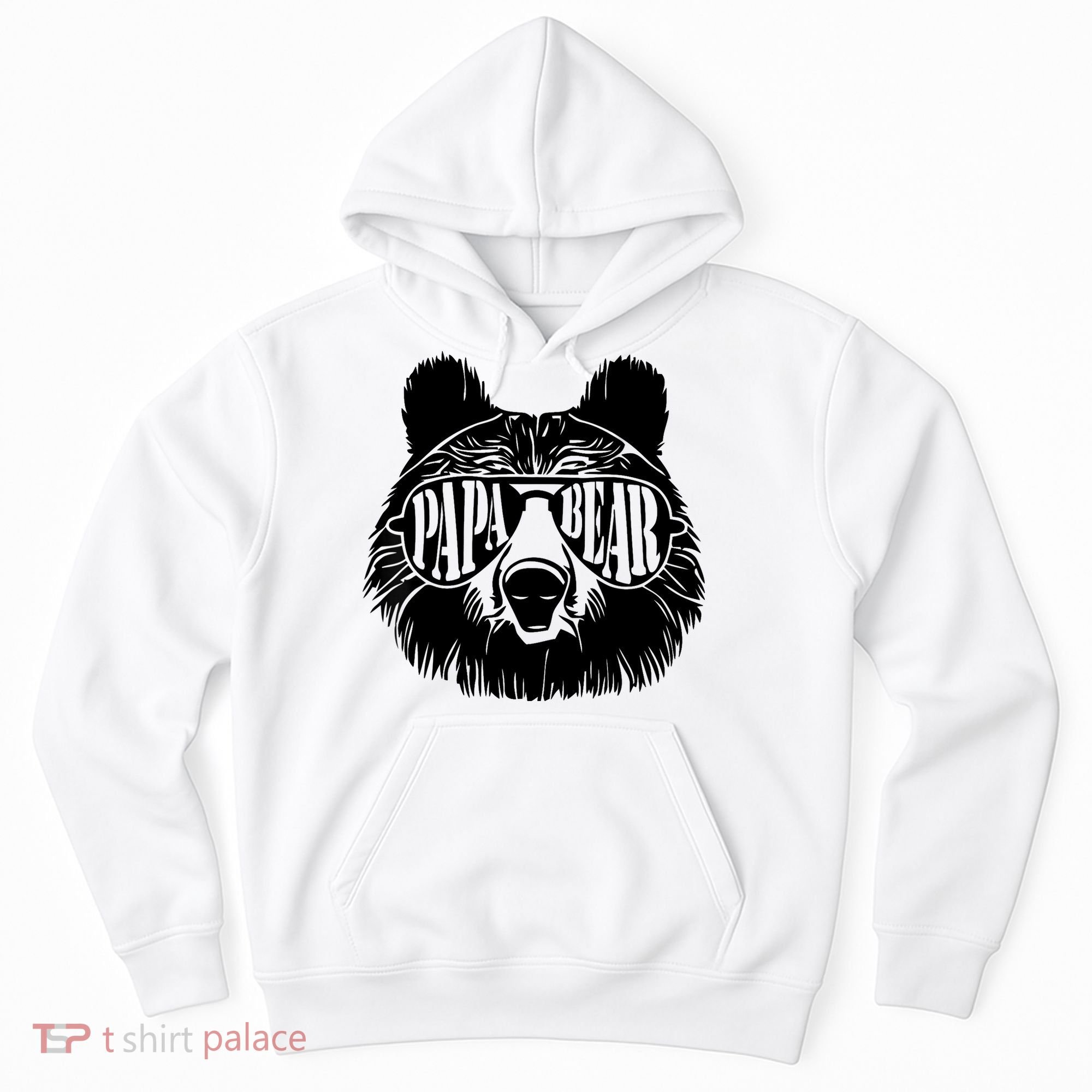 Papa Bear Sunglasses Father's Day Dad Grandpa Hoodie