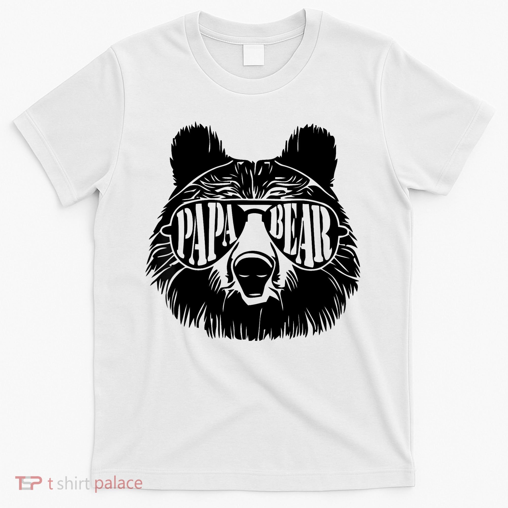 Papa Bear Sunglasses Father's Day Dad Grandpa T-Shirt