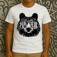 Papa Bear Sunglasses Father's Day Dad Grandpa T-Shirt thumb 3