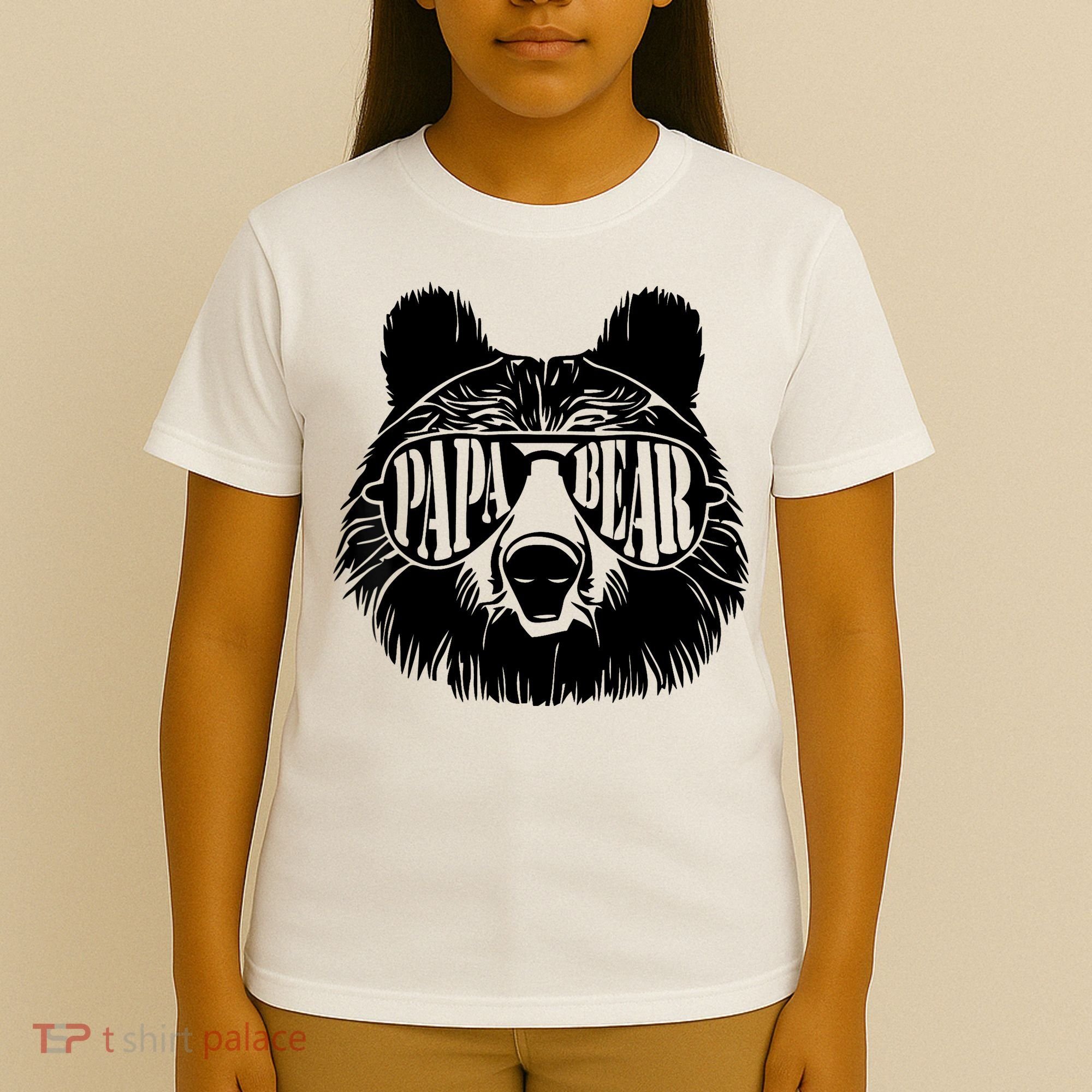 Papa Bear Sunglasses Father's Day Dad Grandpa T-Shirt