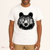 Papa Bear Sunglasses Father's Day Dad Grandpa Tall T-Shirt thumb 2