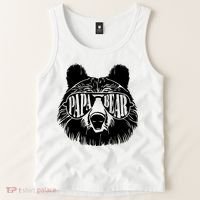 Papa Bear Sunglasses Father's Day Dad Grandpa Tank Top thumb 2