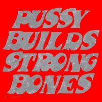 Pussy Builds Strong Bones Funny Meme Santa Hat thumb 1