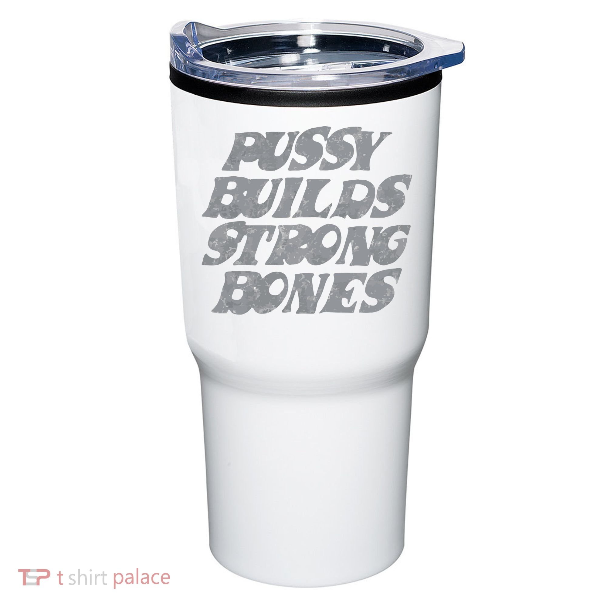 Pussy Builds Strong Bones Funny Meme Tumbler