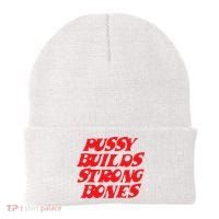Pussy Builds Strong Bones Beanie thumb 0