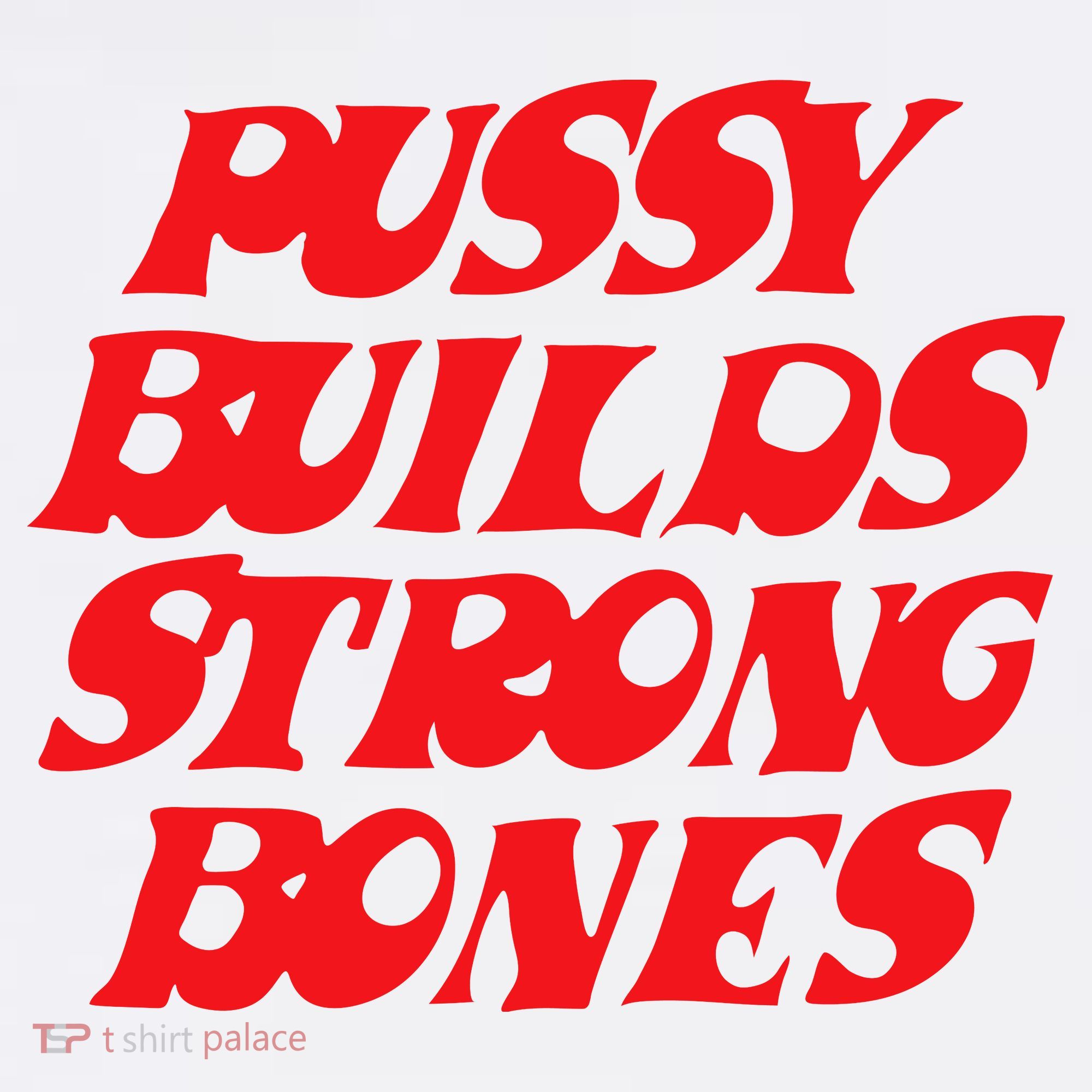 Pussy Builds Strong Bones Women's Long Sleeve Shirt