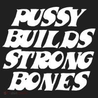 Pussy Builds Strong Bones Funny Meme Hat thumb 2