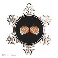 Pumpkin Boobies Skeleton Hands Funnys Funny Halloween Funny Ornament thumb 0