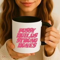 Pussy Builds Strong Bones Coffee Mug thumb 3