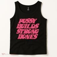 Pussy Builds Strong Bones Tank Top thumb 2