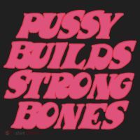 Pussy Builds Strong Bones Golf Towel thumb 3