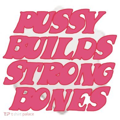 Pussy Builds Strong Bones Ceramic Ornament