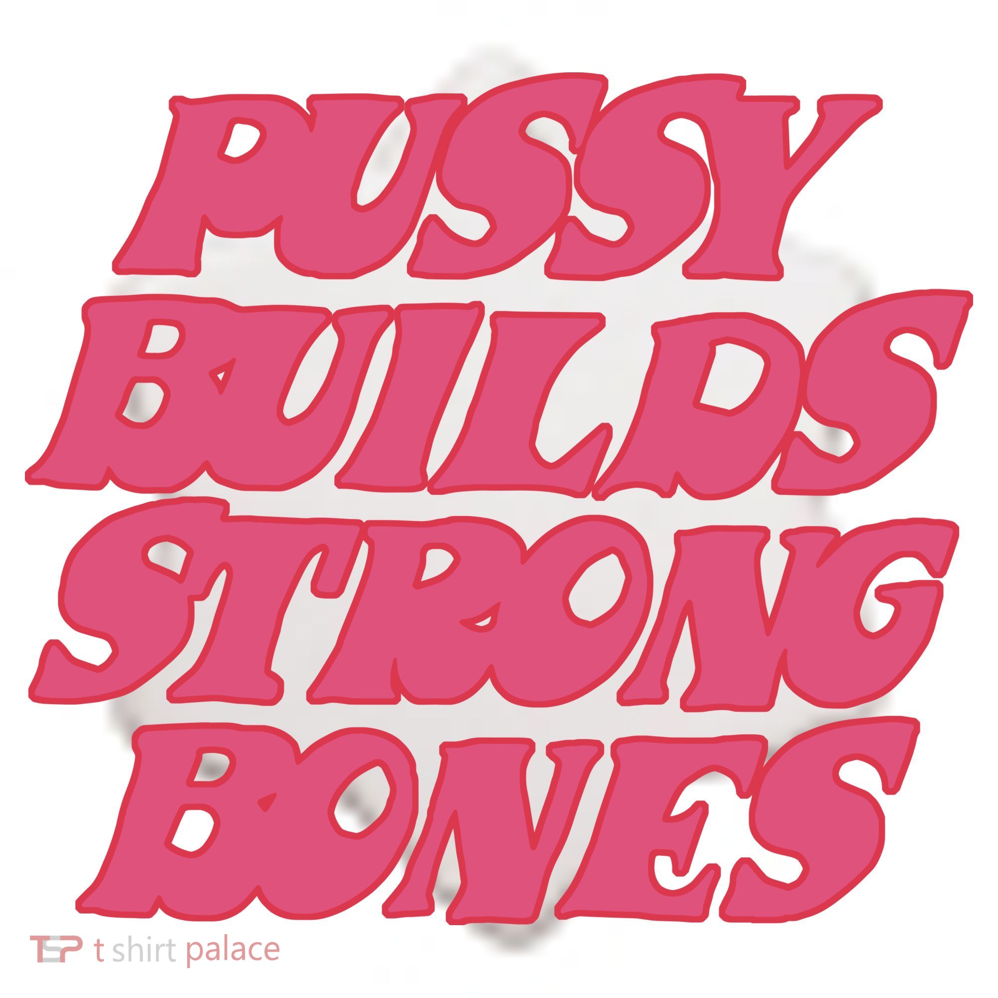 Pussy Builds Strong Bones Ceramic Ornament