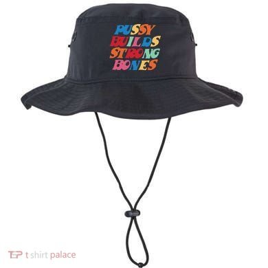 Pussy Builds Strong Bones Bucket Hat