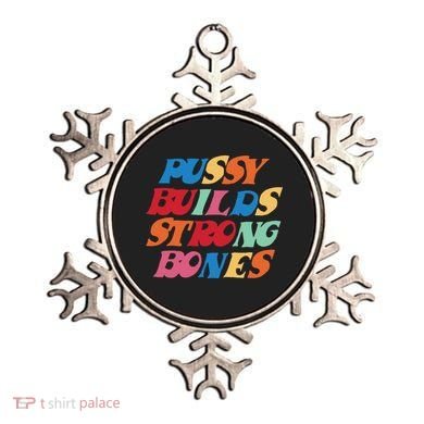 Pussy Builds Strong Bones Ornament