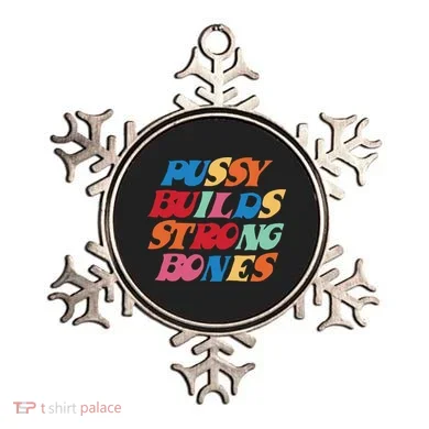Pussy Builds Strong Bones Ornament
