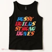 Pussy Builds Strong Bones Tank Top thumb 2