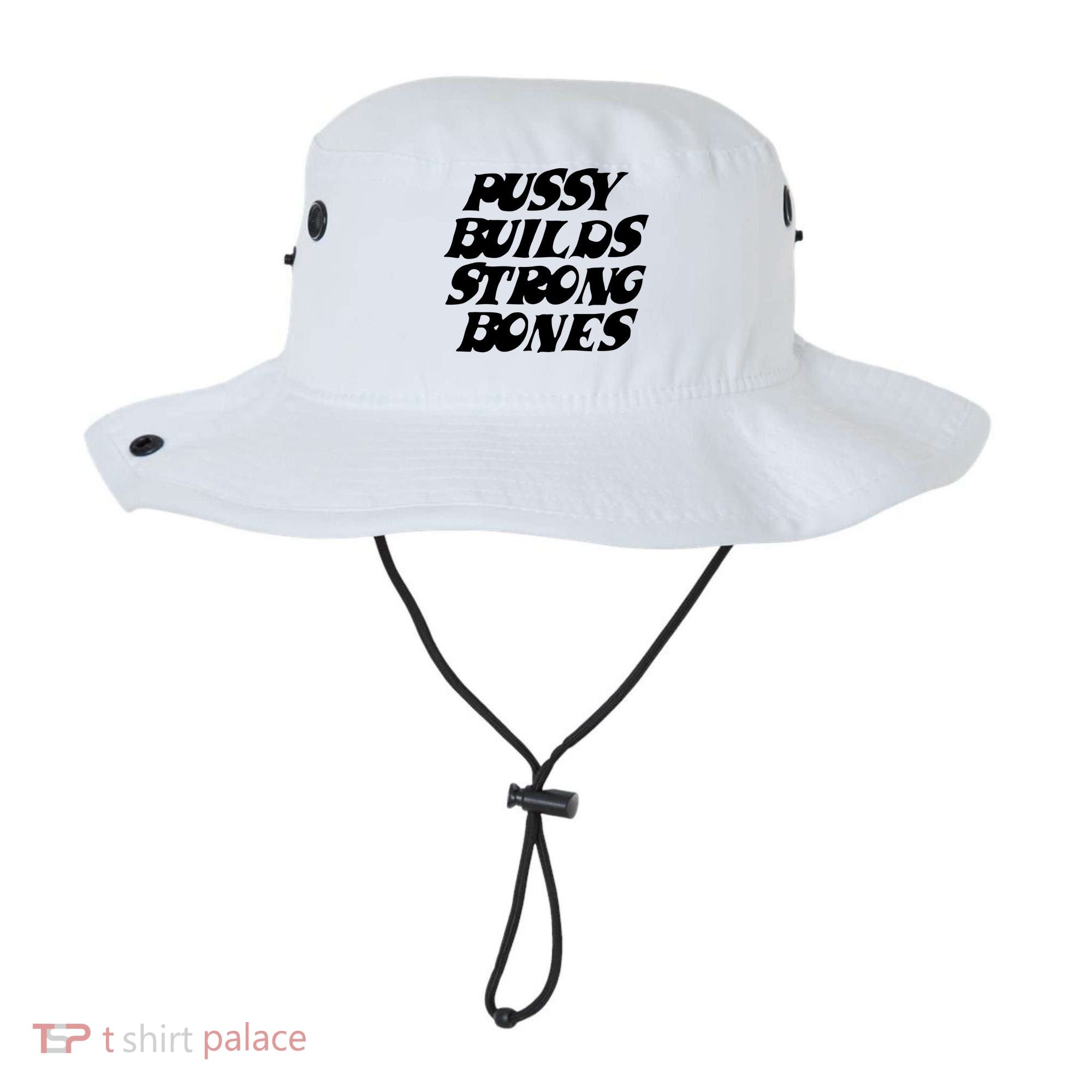 Pussy Builds Strong Bones Bucket Hat