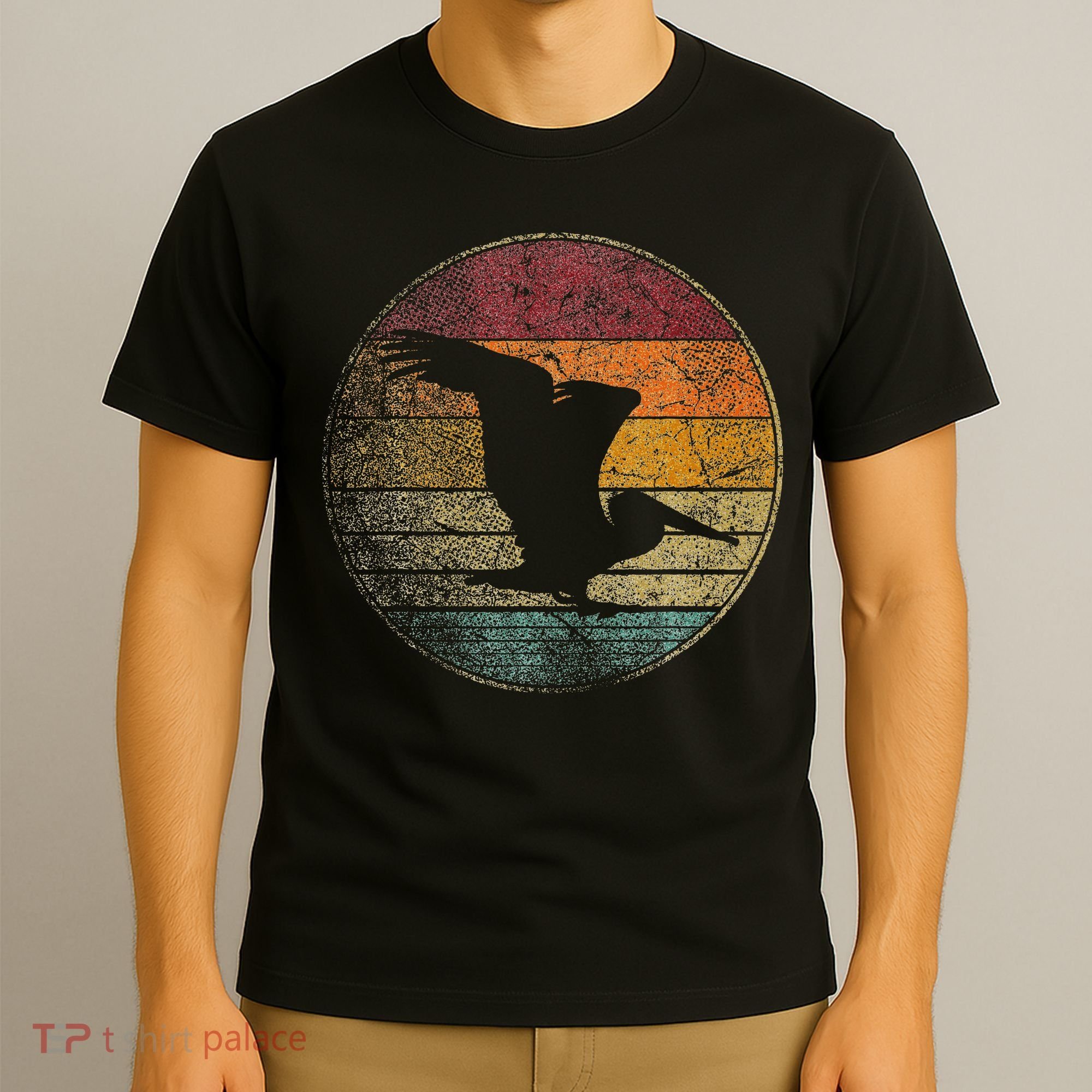 Pelican Bird Sun Retro Vintage 80s Gift Beach Tropical T-Shirt